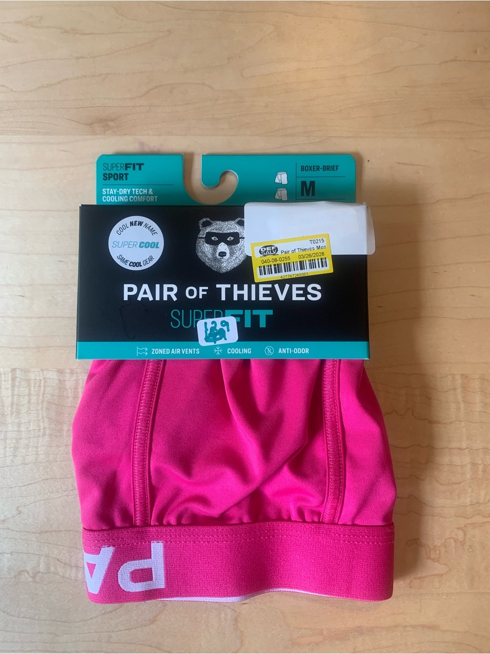 Pair of Thieves Super Fit Boxer Brief (only 1 pair) size M